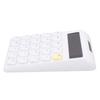 Solar Calculator 12 Digits Large Display Responsive Mechanical Buttons Cute Basic Standard Calculator for   Study