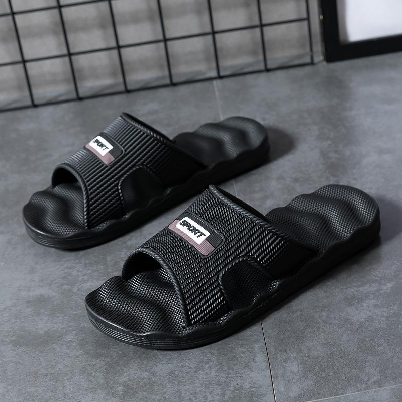 Extra Large Size 49 Slippers Men's Summer Outer Wear Trendy Men's Thick Bottom Non-slip Outdoor Internet Celebrities Step On Shit Cool Slippers Men
