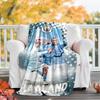 1pc Haaland13 Theme Blanket - Digital Print, Polyester, Cozy for All Seasons, Perfect for Outdoor, and Travel
