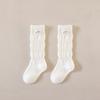 Kids Long Socks For Girls Spring Autumn New Cotton Children's Calf Socks Retro Solid Knee High Baby Child Girl Socks 1-12Years