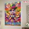 Easter Spring Curtain Background and Window Cover Decor