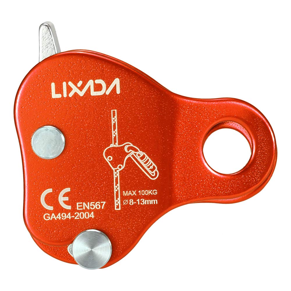 

Lixada Micro Pulley Simple Ascender Bearing Mobile Side Climbing Pulley, CE/UIAA Certified, for Mountaineering, Transport, and Climbing, Orange