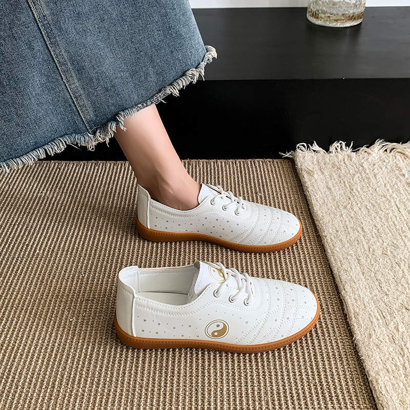 Chenjiagou Collar Wu Tai Chi Shoes Spring and Autumn New Breathable Beef Tendon Sole Women's Tai Chi Practice Shoes Martial Arts Shoes