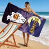 Spooky ghostly Halloween charm Print beach towel, quick drying, suitable for travel, outdoor sports, jogging, the beach and swimming, gift