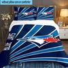 Toronto Jays 3pcs Bedding Set,Including 1pc Duvet Cover And 2pcs Pillowcases Perfect Gift for Christmas,Ideal for Bedroom, Dormitory
