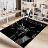1pc Bon Jovi Home Office, Durable Polyester Floor Mat with Easy, Office Decor, Urban Style, Nonslip Backing, Highquality Fabric