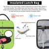 P-chan Ranma 1/2 Lunch Box  Lightweight Zip Lunch Box Women Field Picnic Graphic Cooler Carrier Vintage Thermal Tote Handbags
