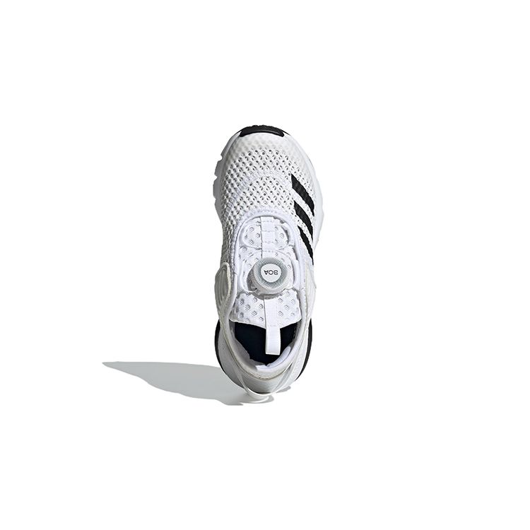 Adidas Activeflex Boa K Fabric Comfortable Durable Low-Top Running Shoes Kids Running Shoes White GZ3360