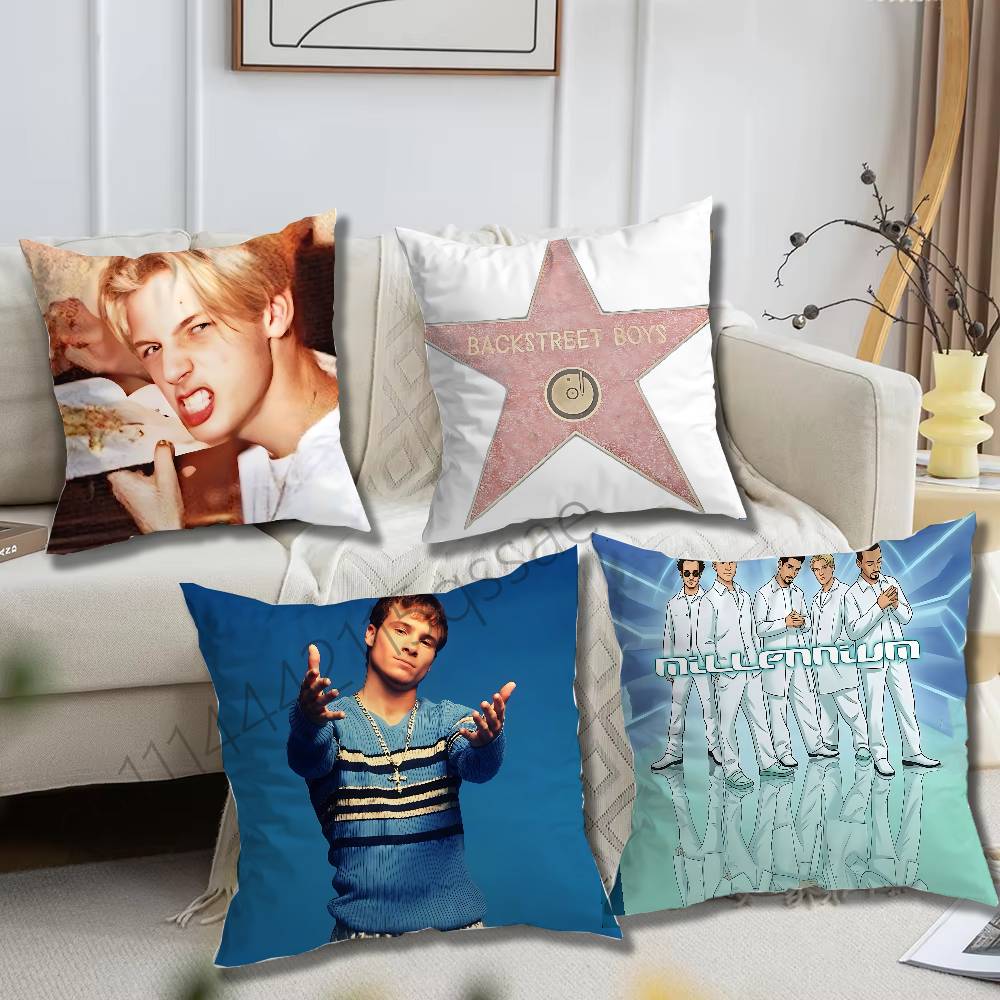 I Want It That Way BSB Pillow cases Organic Linen Pillow Case DoubleSided Print Cushion Cover for Sofa Home Decor Gift