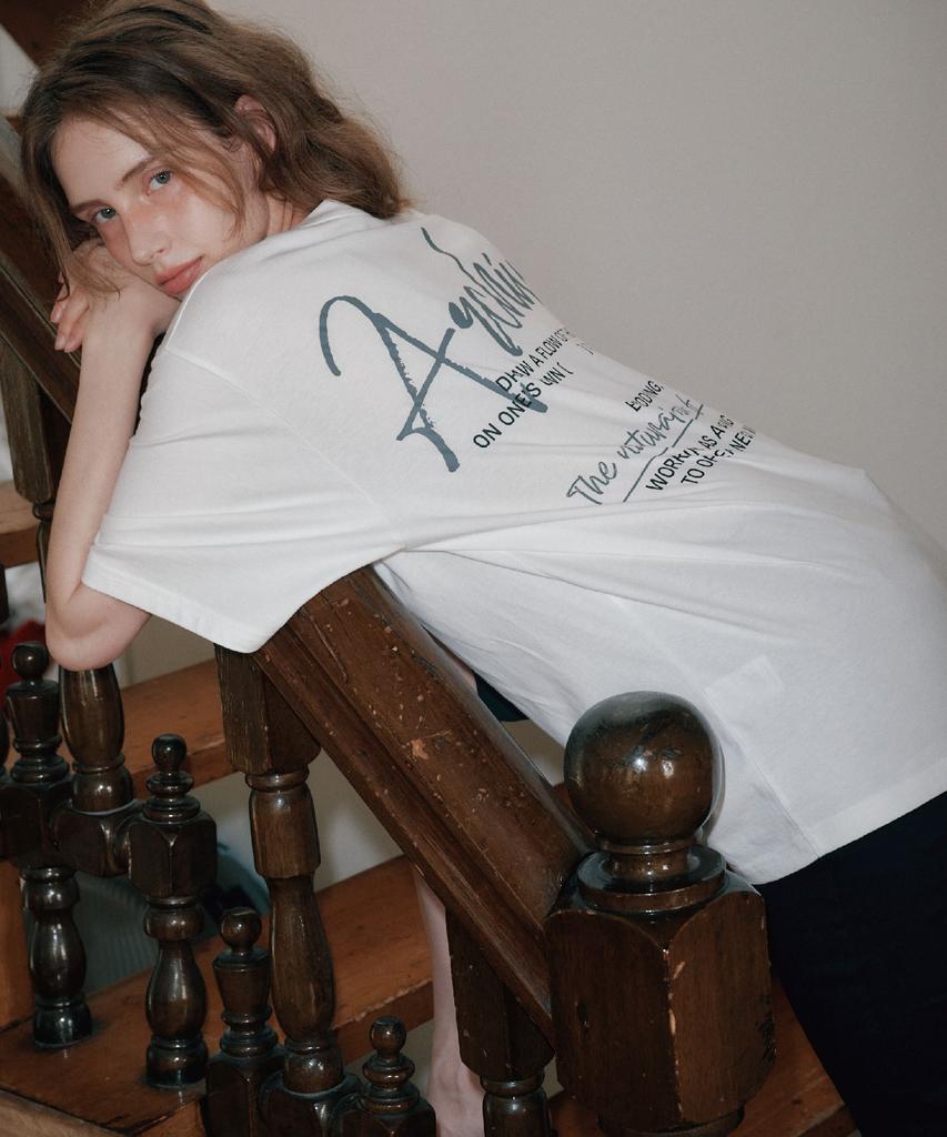 AEGO FREEDOM LAB Igo Archive T-Shirt_White