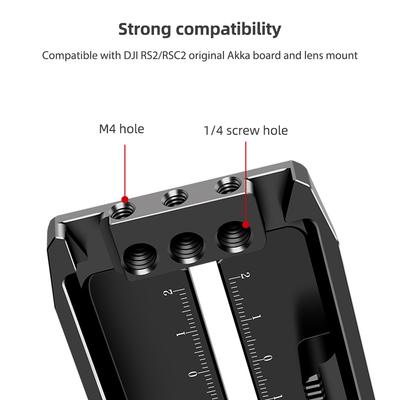 Gimbal Alüminyum Alaşımlı Hızlı Çıkarma Plakası Arca-Swiss Hızlı Çıkarma Plakası Adaptörü Değişimi