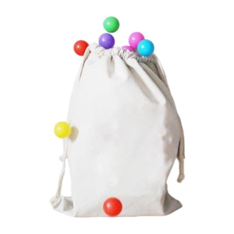 Portable Kids Room Cloth Organizers Bag Sturdy Canvas Materials Toy Storage Solution