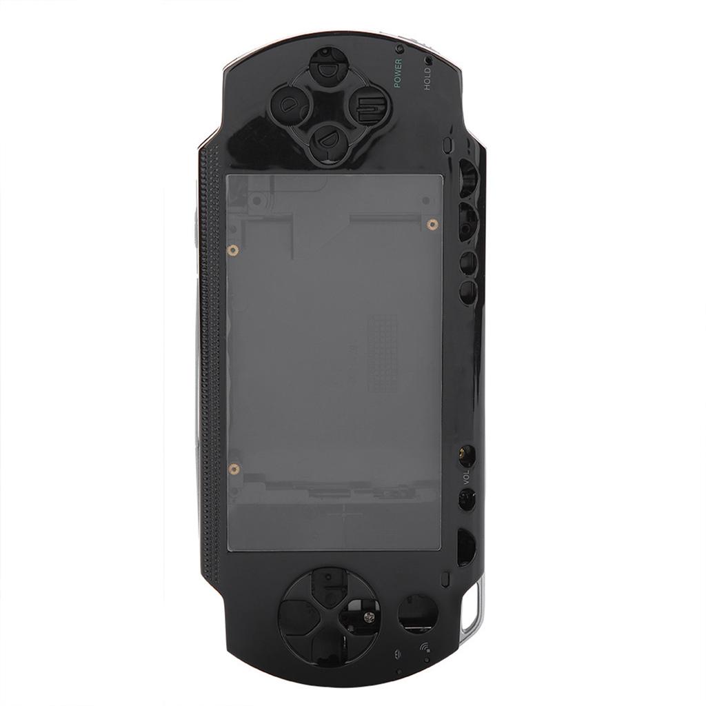 Ersättningsskal Set Fullt Skal Hölje med Knapp-kit För PSP 1000 (Svart)