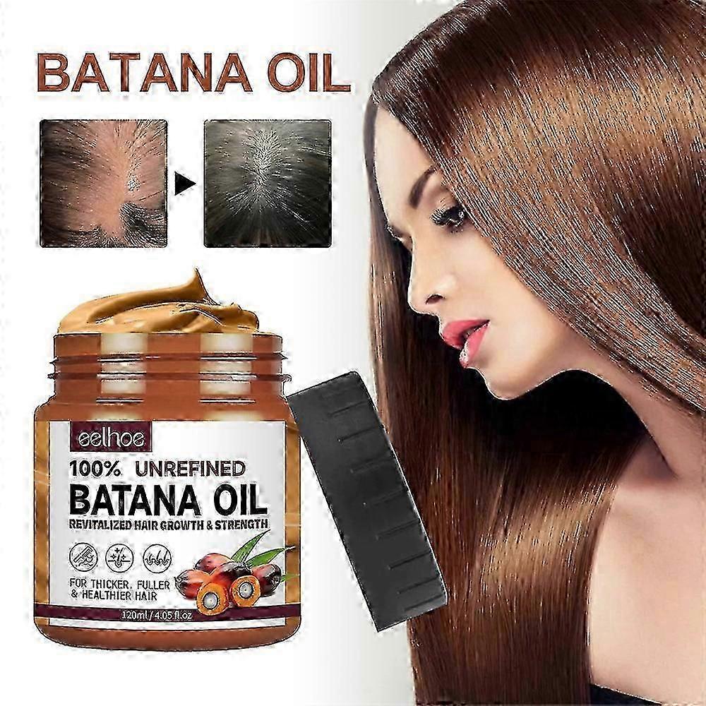 Olio di Batana per la Crescita dei Capelli, Olio di Batana Non Raffinato, Per Capelli Più Sani, Spessi e Folti, Olio di Batana Biologico