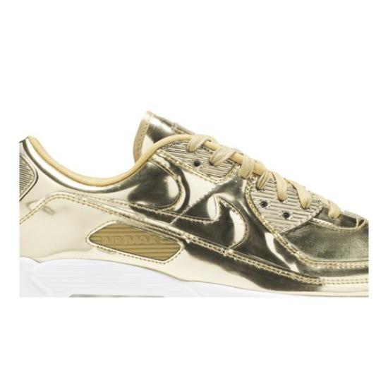 Nike Air Max 90 'Metallic Pack - Gold' CQ6639-700 Women's Shoes