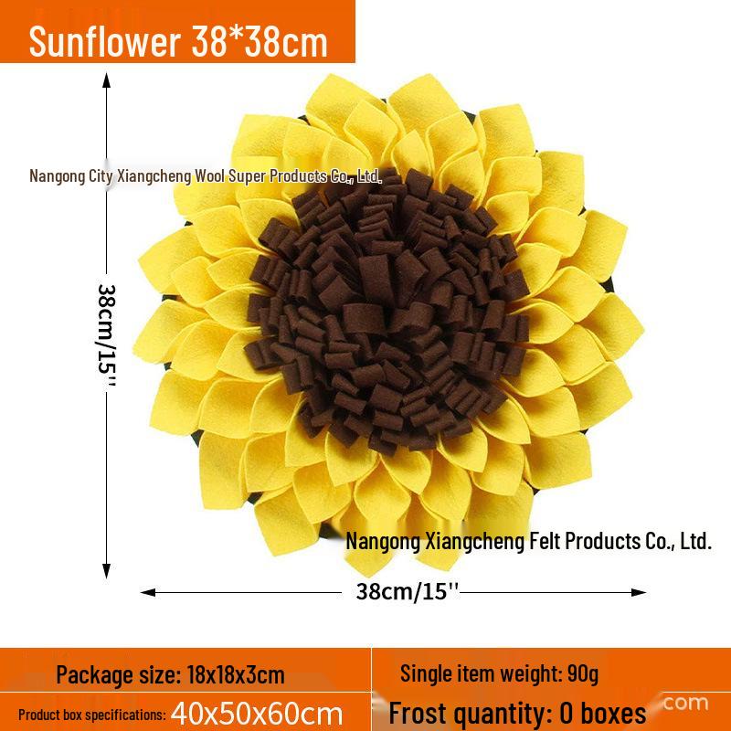 Pet Sniffing Mat: Indoor Dog & Cat Foraging Toy, Decompression Puzzle & Slow Feeder