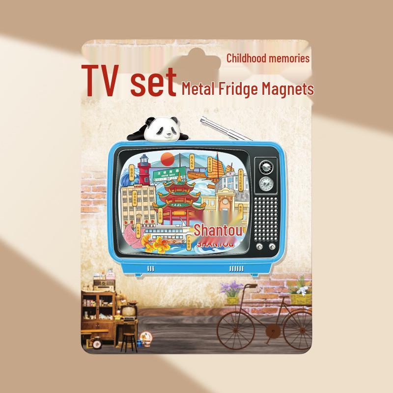 Magnetic Metal Refrigerator Magnets: City-Themed Cultural Souvenirs and Creative Tourist Gifts