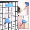 300ml/500ml Plastic Hamster Drinker Water Bottle Dispenser Feeder Hanging Guinea Pig Squirrel Rabbit Pet Drinking Fountain