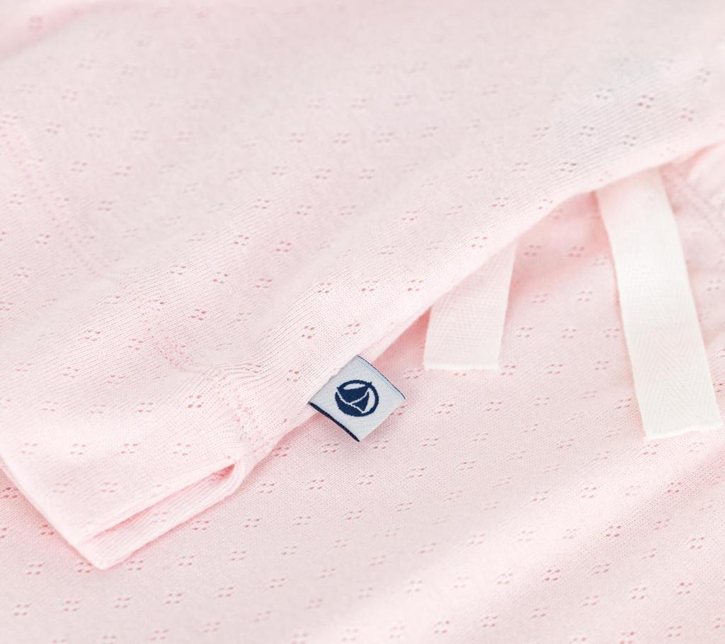 Petit Bateau Short Sleeve Pajamas A0CQK Light Pink S