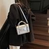 High-end small bag women's spring summer versatile new fashion messenger bag small square bag