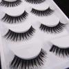 5 Pairs Makeup Handmade Natural Thick Cross Eye Lash Extension False Eyelashes