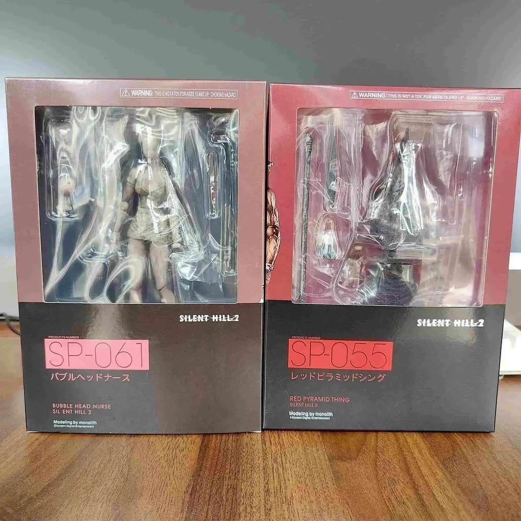 Hill SP-055 SP-061Silent 17cm Action Figure Pyramid Head Red Pyramid Thing Figurine Ornaments PVC Movable Collection Model Toys