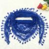 Tassels Chapel Hijab Scarf Lace Floral Hair Wrap Elegant Embroidery Lace Veil  Spanish Mantilla