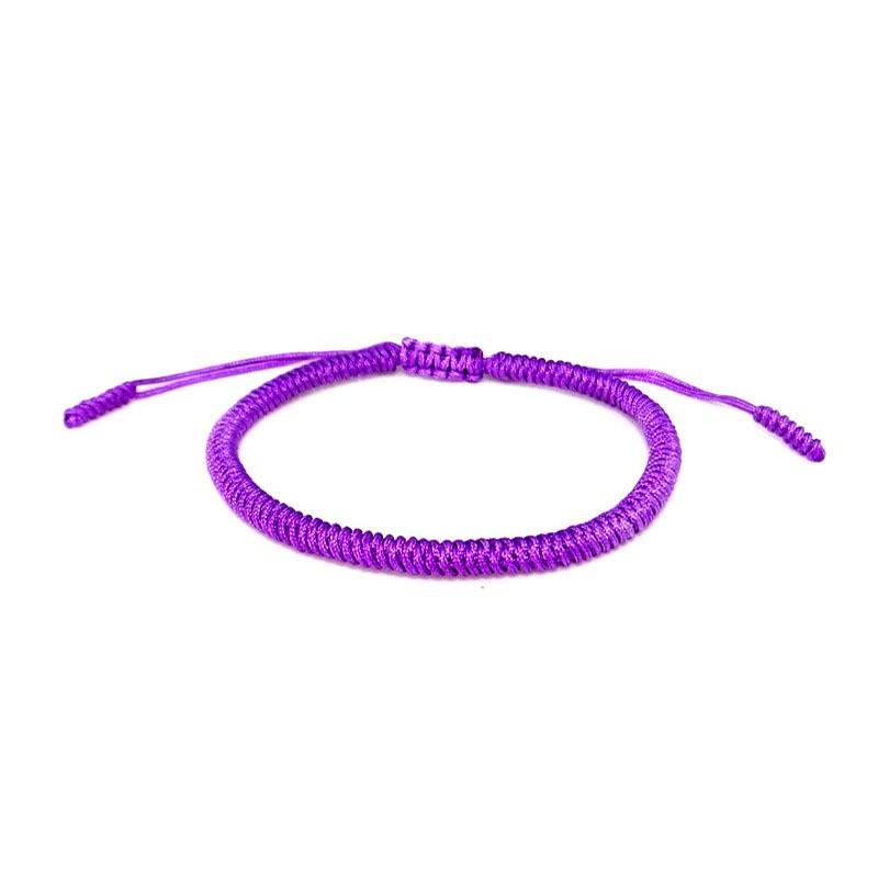 Charm 6 Colours Rope Bracelet Women Handmade Knots Braided Bracelets & Bangles Friendship Fashion Accessories Jewelry Girls