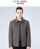 Men's Winter Double-Sided Wool Lapel Jacket with Cashmere Inner Layer - Dad Style