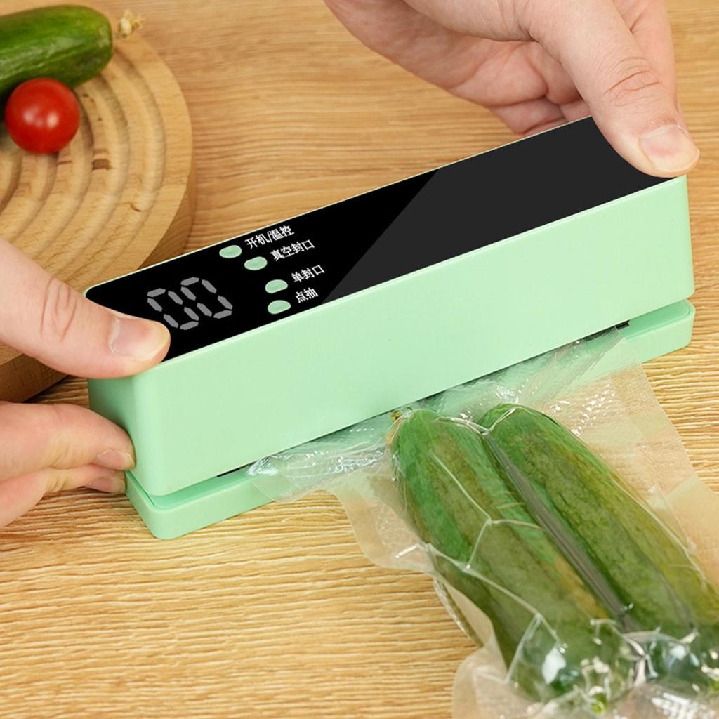 Mini Vacuum Sealer Rechargeable Portable Wireless Dry/Moist Food Preservation for Compact Storage kitchen accessories