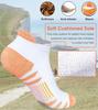 Womens Ankle Anti-blister Thick Cushioned Wicking Odor Resist Athletic Running Socks 5 Pairs