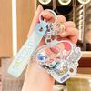 Refillable Sanrio Luminous Glitter Bubble Bead Keychain Pendant - Trendy Women's Bag Charm