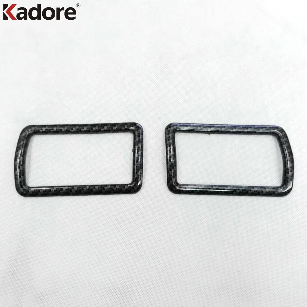 Car Rear Pillar Air Condition Vent Outlet Cover Trim For Volkswagen VW Teramont Atlas 2017- Matte Interior Accessories