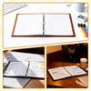Blank Write On Binder Dividers for 3 Ring Binder, 1/5 Cut Tabs Letter Size White Binder Separators with 5 Tabs 8.5 X 11 File 3 Hole Punch Page