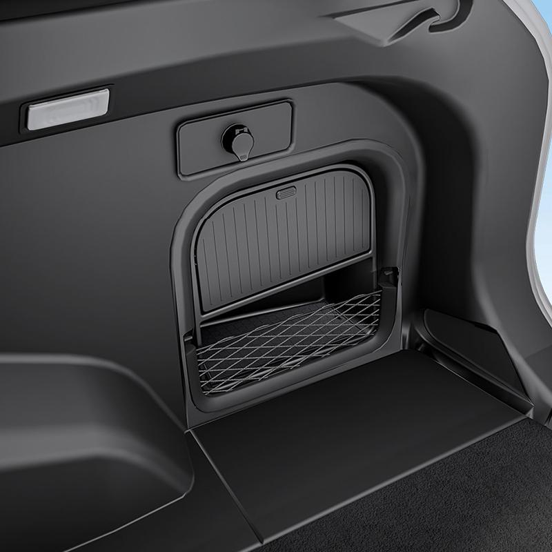 Para Toyota RAV4 2020-2025 Caja de Almacenamiento Lado Derecho Bandeja Organizadora ABS Negra con Almohadilla Suave Accesorios de Interior de Coche Protección