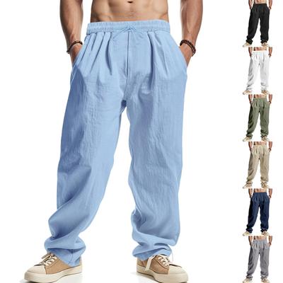 Men'S Casual Pants Loose Casual Beach Sports Wide Leg Pants