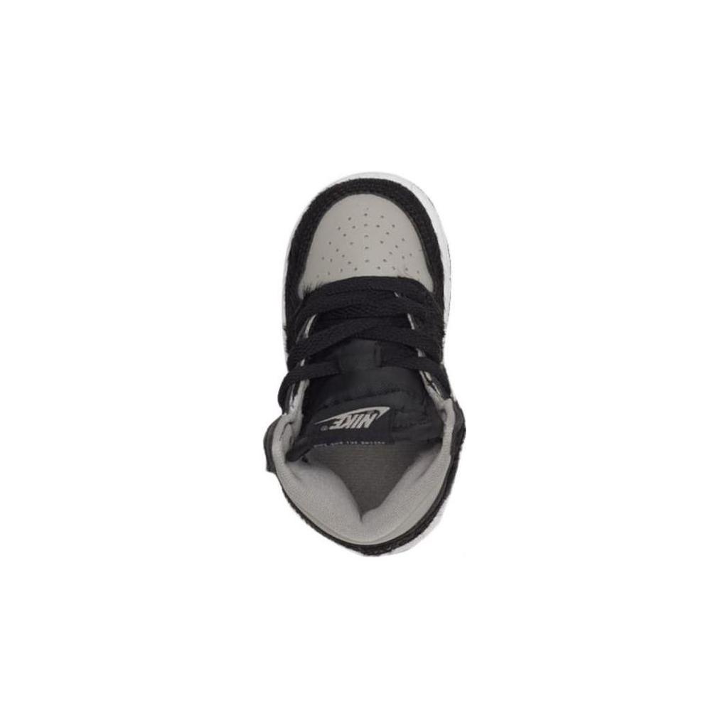Air Jordan 1 Retro High OG TD Twist 2.0 Baby Sneakers Black Medium-Grey White FB1313-001