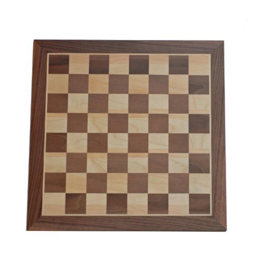 Ajedrez de Madera Staunton Tradicional para Decoración del Hogar y Sala de Estar Tablero de Ajedrez de Madera de 15 Pulgadas con Reyes de 3.75 Pulgadas de Alto Elegante