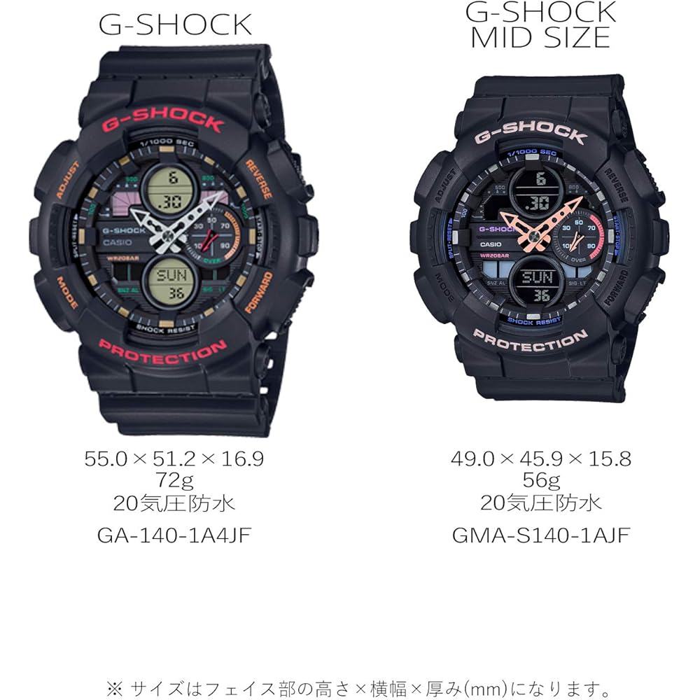 Casio G-Shock GMA-S140NC-5A1JF Mid-Size Model Women's Watch Brown Color