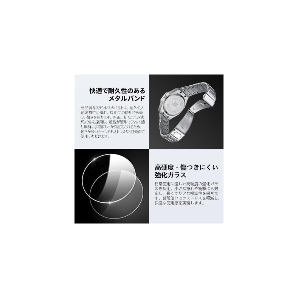 OPK Men's Casual Business Watch White Octagonal Case Grid Dial Date Waterproof Luminous Stainless Steel
