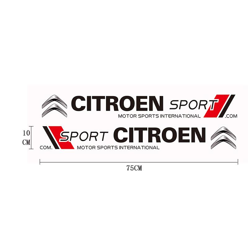 

2Pcs High-end Car Stickers Auto Door Decoration Decal Accessories For Citroen C1 DS3 C2 C3 Vts C4 Saxo C4L C5 C6 C8 Xsara C3-XR