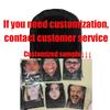 3D Printed Real Person face Mask Funny Internet Celebrity Full Face Masks Cosplay Props Elastic Mesh Balaclava