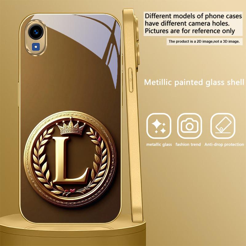 Lorbeerblatt Ring Gold Für Samsung A 01 52S A04 A05S A10 A12 A13 22 23 24 36 42 M02 Note 10 20Ultra 8 9 Goldene Glas Handyhülle