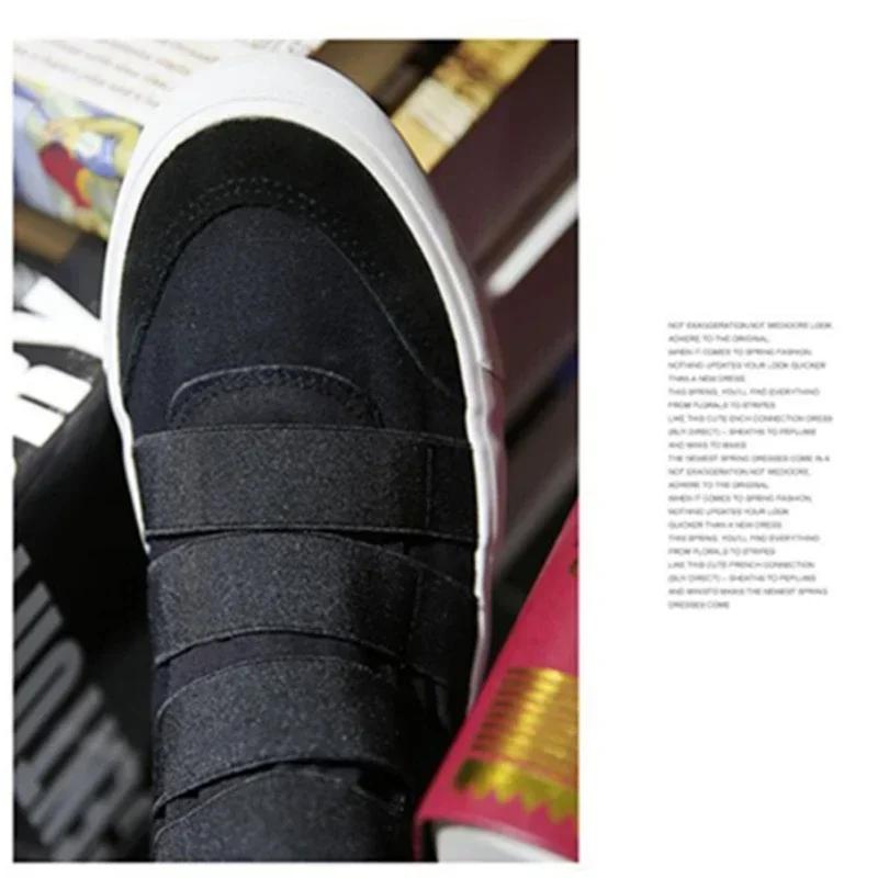 Fashion New 2024 High Top Men Shoes Flats Slip On Casual Shoes Male Canvas Shoes Plimsolls Espadrilles Man  Zapatillas Hombre