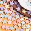500g about2000Pcs Loose Spacer Beads DIY Accessories Acrylic Necklace 11mm For Jewelry Making Five-pointed Star Bracelet Handmade