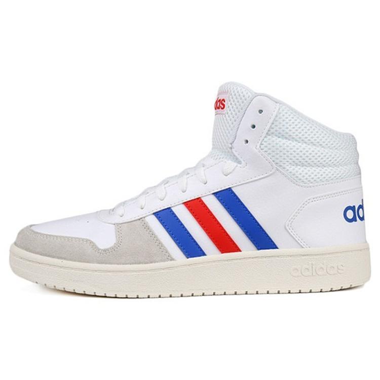 adidas Hoops 2.0 Mid White Blue Red Men s EE7382 EU 41⅓