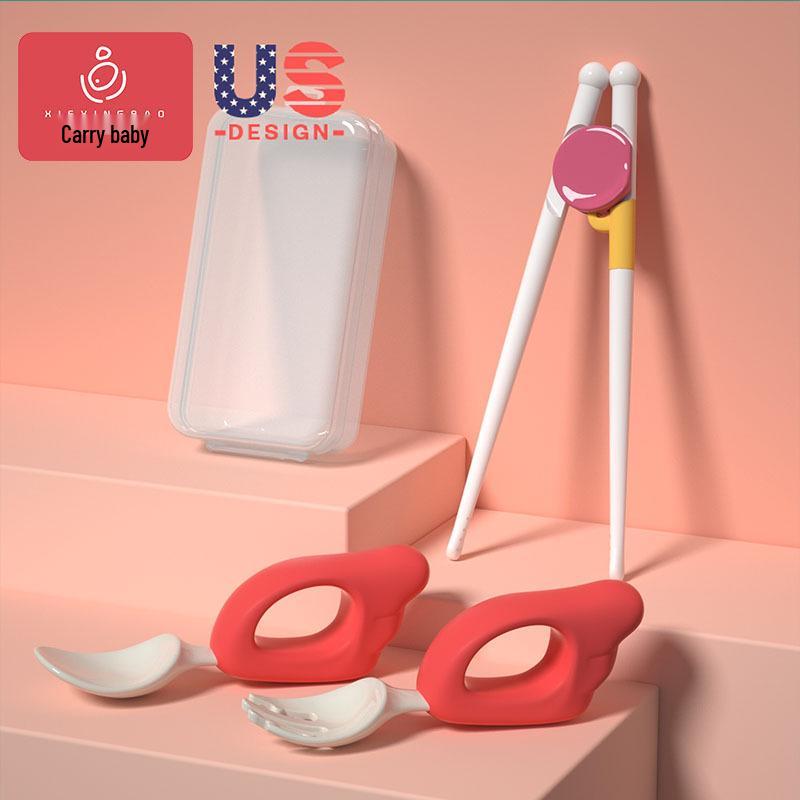 Baby Fork & Spoon Set for Self-Feeding - Infant & Toddler Tableware