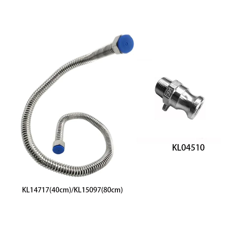 kegland 40/80cm Stainless Flexi Arm Kits 1/2inch Type F Camlock Beer Keg Accessories Homebrew Bar Tools