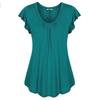 Casual Womens Summer Dress With Pleated Skirt And Ruffle Sleeves For Spring Fashion