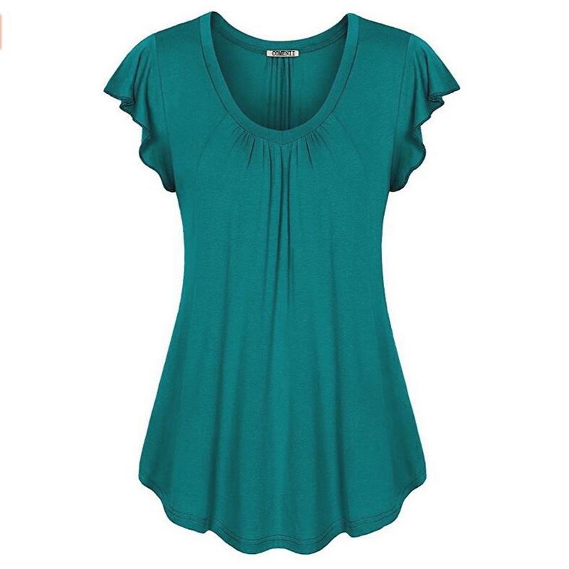 Casual Womens Summer Dress With Pleated Skirt And Ruffle Sleeves For Spring Fashion